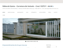 Tablet Screenshot of deborahcorretora.com.br